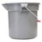Rubbermaid Commercial 14 qt Gray, Plastic FG261400GRAY - alternate 3